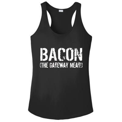 Bacon The Gateway Meat Ladies PosiCharge Competitor Racerback Tank