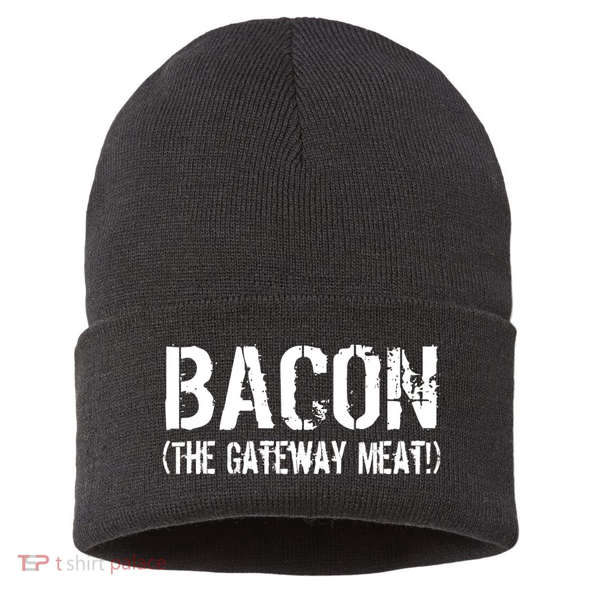 Bacon The Gateway Meat Sustainable Knit Beanie