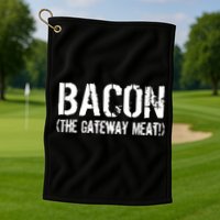 Bacon The Gateway Meat Golf Towel