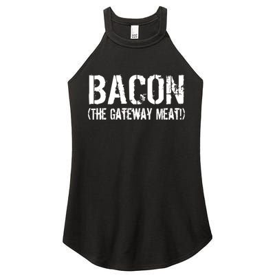 Bacon The Gateway Meat Women's Perfect Tri Rocker Tank