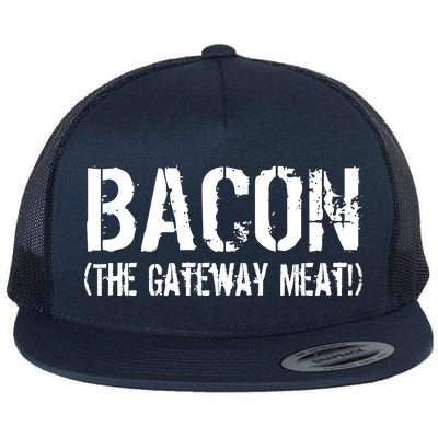 Bacon The Gateway Meat Flat Bill Trucker Hat