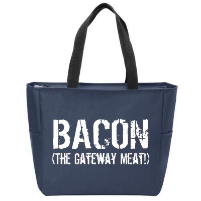 Bacon The Gateway Meat Zip Tote Bag