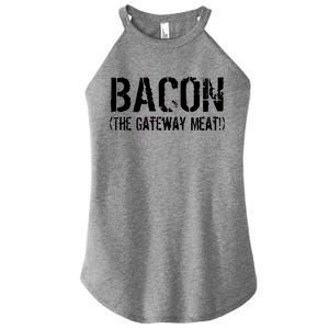 Bacon The Gateway Meat Women's Perfect Tri Rocker Tank