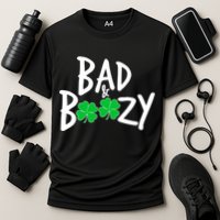 Bad and Boozy Irish Beer Cooling Performance Crew T-Shirt