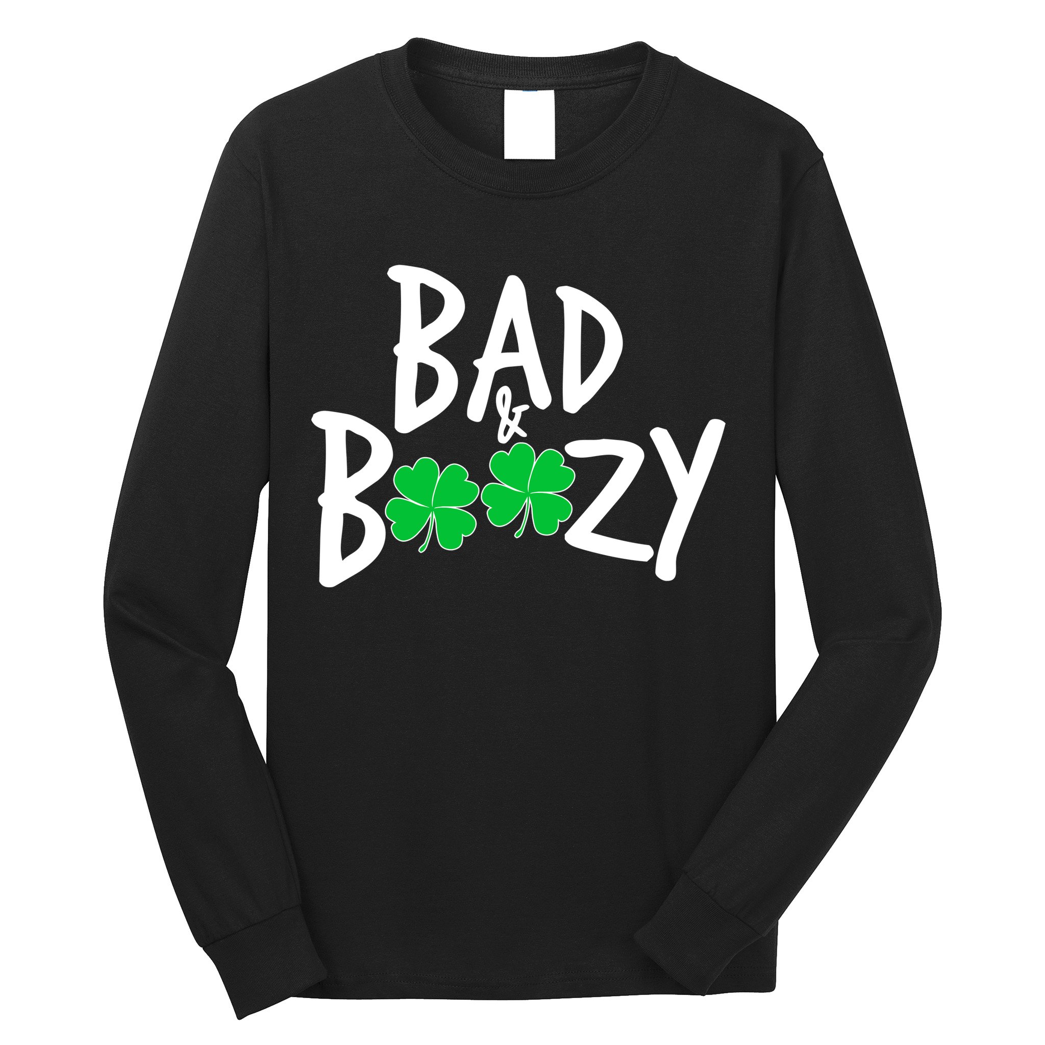 Bad and Boozy Irish Beer Long Sleeve Shirt