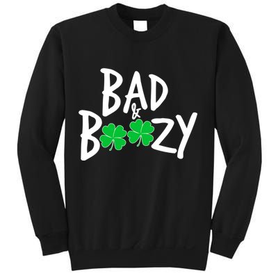 Bad and Boozy Irish Beer Sweatshirt