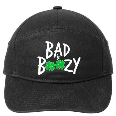 Bad and Boozy Irish Beer 7-Panel Snapback Hat