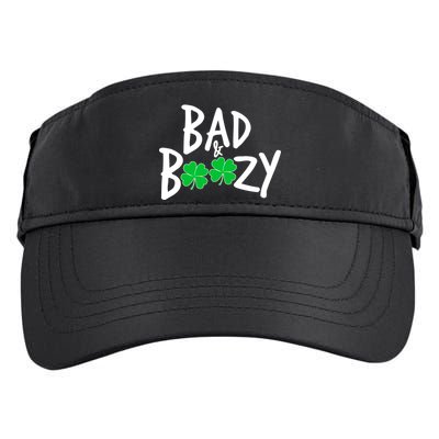 Bad and Boozy Irish Beer Adult Drive Performance Visor