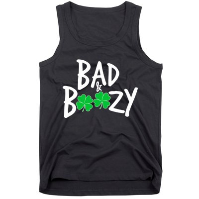 Bad and Boozy Irish Beer Tank Top