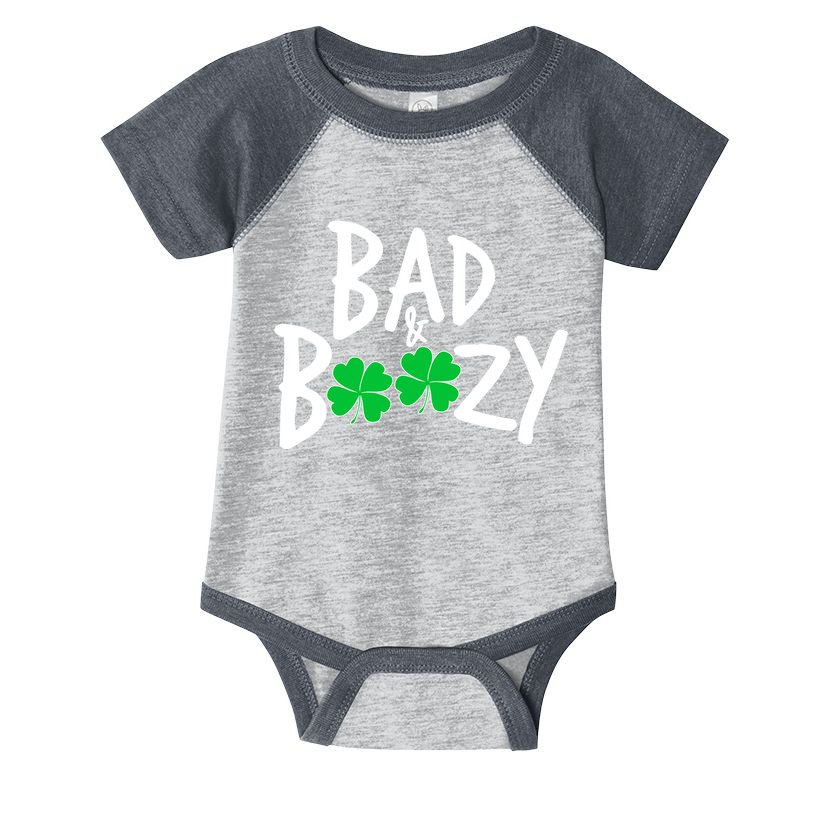 Bad and Boozy Irish Beer Infant Baby Jersey Bodysuit