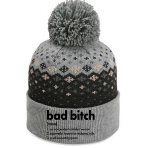 Bad Bitch Definition The Baniff Cuffed Pom Beanie