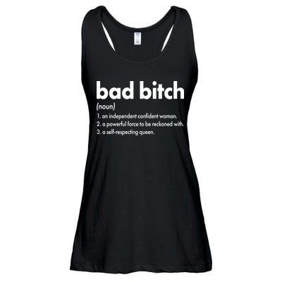 Bad Bitch Definition Ladies Essential Flowy Tank