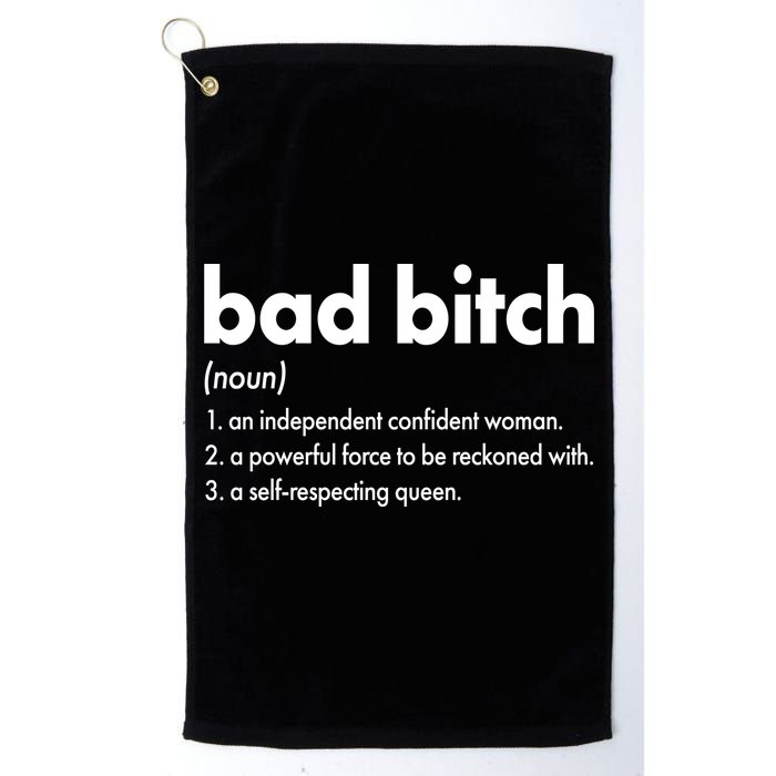 Bad Bitch Definition Golf Towel