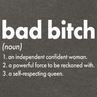 Bad Bitch Definition Cotton Canvas Backpack
