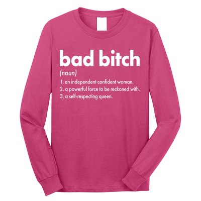 Bad Bitch Definition Long Sleeve Shirt