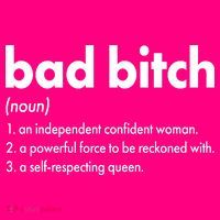Bad Bitch Definition Button