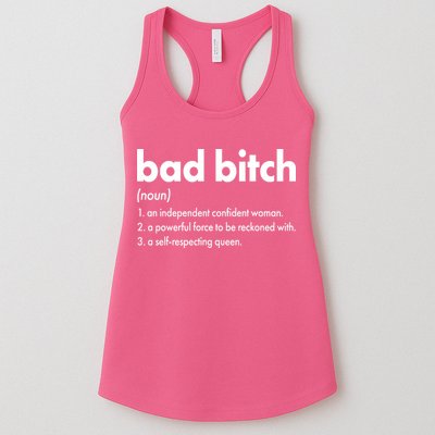 Bad Bitch Definition Womens Tank Top