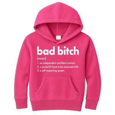 Bad Bitch Definition Kids Hoodie