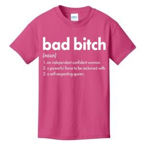 Bad Bitch Definition Kids T-Shirt