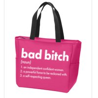 Bad Bitch Definition Zip Tote Bag