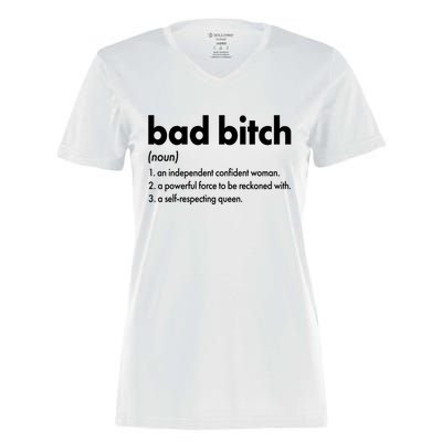 Bad Bitch Definition Women's Momentum V-Neck T-Shirt