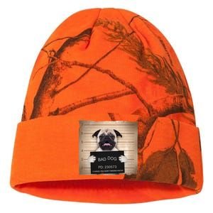 Bad Dog Funny Pug Prison Mug Shot Kati Licensed 12" Camo Beanie