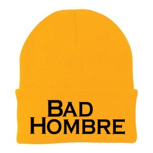 Bad Hombre Classy Logo Knit Cap Winter Beanie