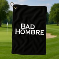 Bad Hombre Classy Logo Golf Towel