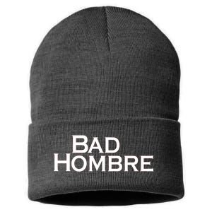 Bad Hombre Classy Logo Sustainable Knit Beanie