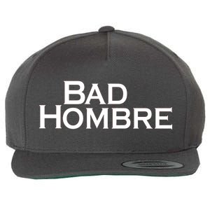 Bad Hombre Classy Logo Wool Snapback Cap