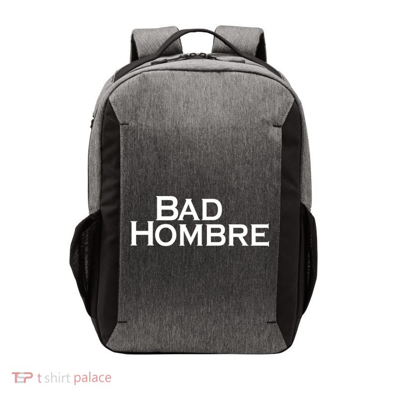 Bad Hombre Classy Logo Vector Backpack
