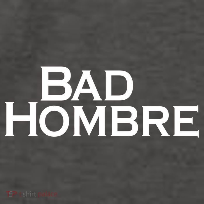 Bad Hombre Classy Logo Vector Backpack