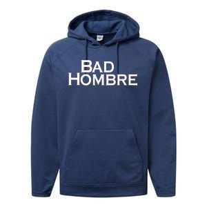 Bad Hombre Classy Logo Performance Fleece Hoodie