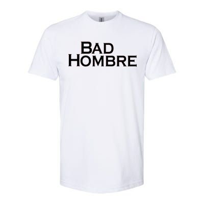 Bad Hombre Classy Logo Softstyle® CVC T-Shirt