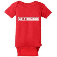 Bad Hombre Stamp Baby Bodysuit