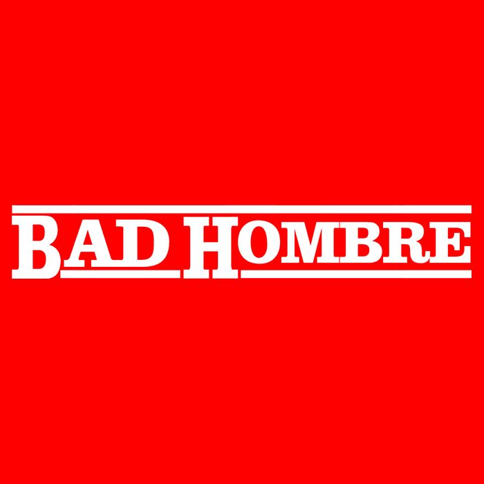 Bad Hombre Stamp Baby Bodysuit