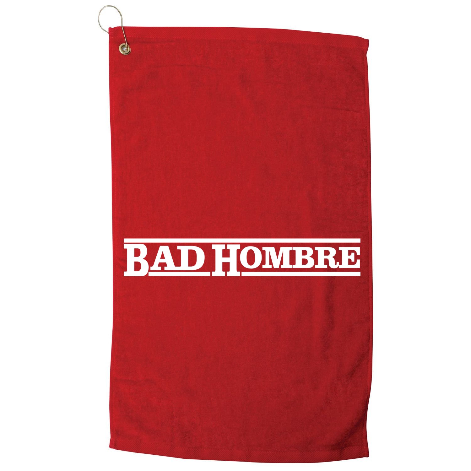 Bad Hombre Stamp Golf Towel