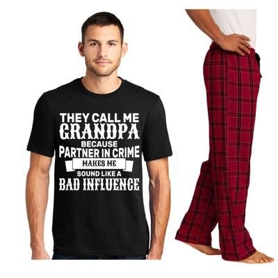 Bad Influence Grandpa Pajama Set