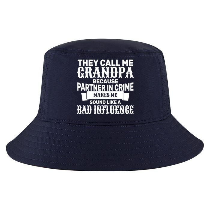 Bad Influence Grandpa Cool Comfort Performance Bucket Hat