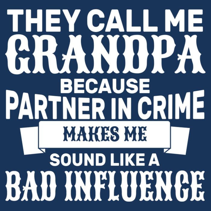 Bad Influence Grandpa 7 Panel Mesh Trucker Snapback Hat