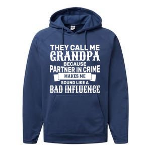 Bad Influence Grandpa Performance Fleece Hoodie