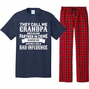 Bad Influence Grandpa Pajama Set