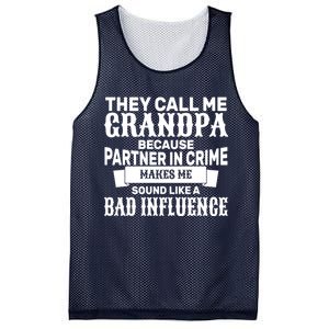 Bad Influence Grandpa Mesh Reversible Basketball Jersey Tank