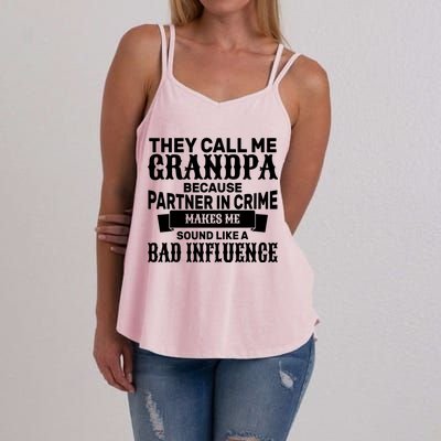 Bad Influence Grandpa Women's Strappy Tank