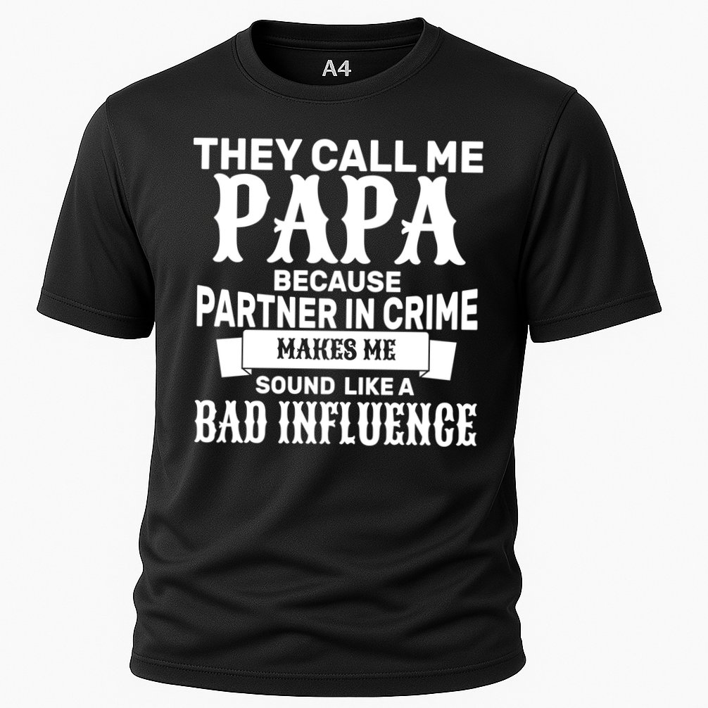 Bad Influence Papa Cooling Performance Crew T-Shirt