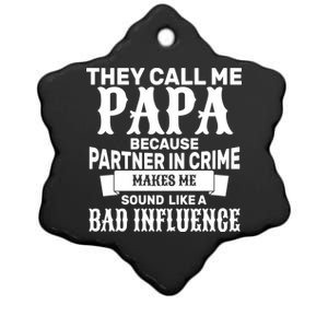 Bad Influence Papa Ceramic Star Ornament