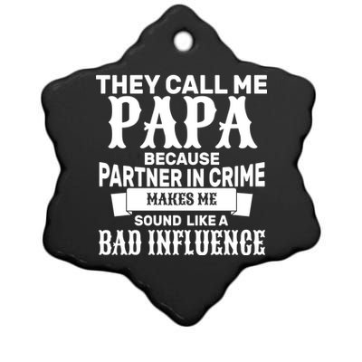 Bad Influence Papa Ceramic Star Ornament