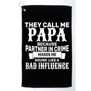 Bad Influence Papa Platinum Collection Golf Towel