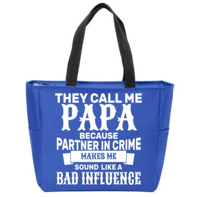 Bad Influence Papa Zip Tote Bag