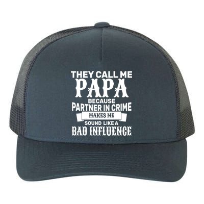 Bad Influence Papa Yupoong Adult 5-Panel Trucker Hat